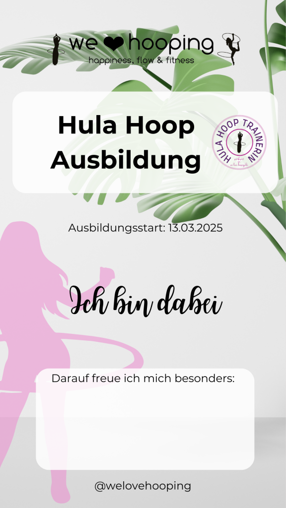 Hula Hoop Ausbildung
